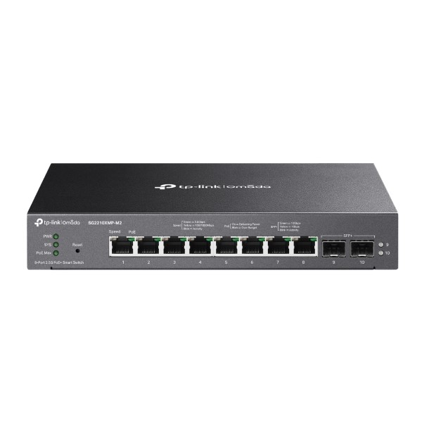 TP-Link Omada SG2210XMP-M2 netwerk-switch Managed L2/L2+ 2.5G Et