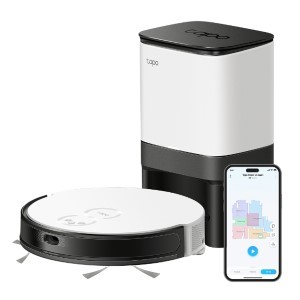 TP-Link Tapo RV20 Mop Plus robotstofzuiger 4 l Stofzak Zwart, Wi