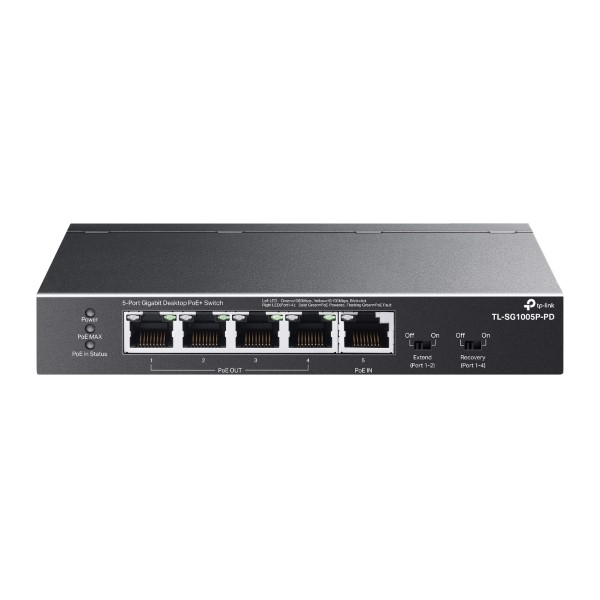 TP-Link TL-SG1005P-PD netwerk-switch Gigabit Ethernet (10/100/10