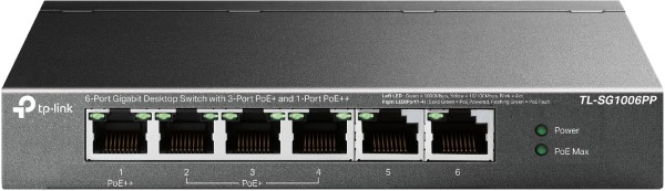 TP-Link TL-SG1006PP netwerk-switch Unmanaged Gigabit Ethernet (1