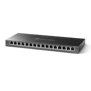 TP-LINK TL-SG116E Unmanaged Gigabit Ethernet (10/100/1000) Zwart