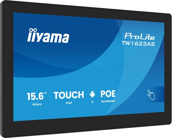iiyama TW1623AS-B3P computer monitor 39,6 cm (15.6") 1920 x iiyama TW1623AS-B3P computer monitor 39,6 cm (15.6") 1920 x