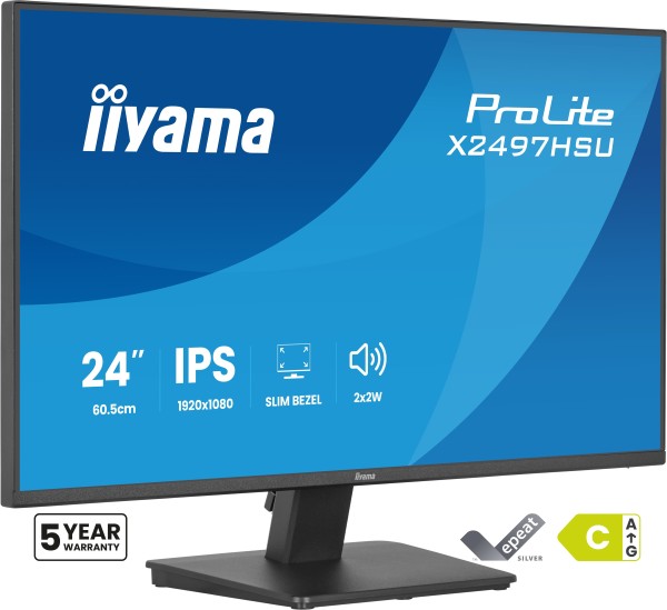iiyama ProLite X2497HSU-B1 computer monitor 60,5 cm (23.8")