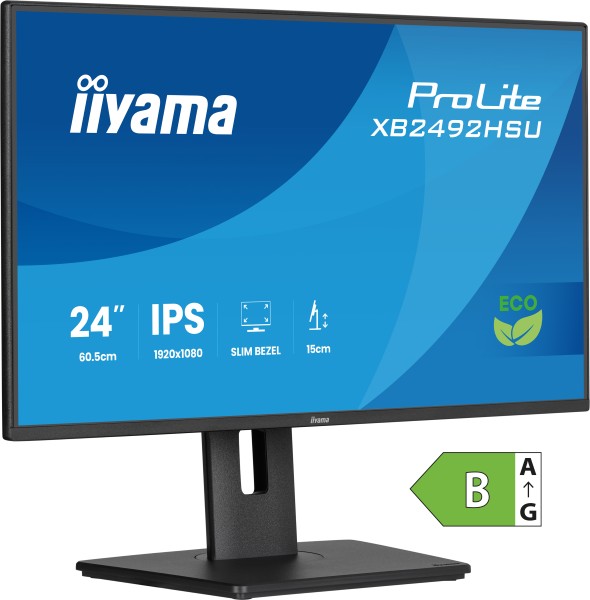 iiyama ProLite XB2492HSU-B1 computer monitor 61 cm (24") 10
