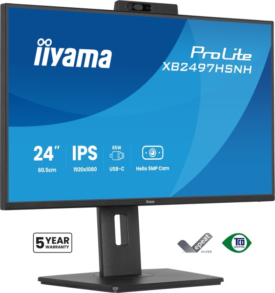 iiyama ProLite XB2497HSNH-B1 24IN IPS LCD 4MS 1920X1080 350CD/M2