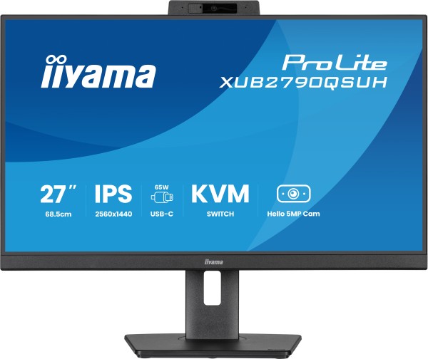 iiyama ProLite XUB2790QSUH-B2 computer monitor 68,6 cm (27" iiyama ProLite XUB2790QSUH-B2 computer monitor 68,6 cm (27"