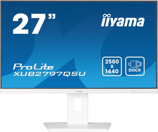 iiyama ProLite XUB2797QSU-W2 computer monitor 68,6 cm (27") iiyama ProLite XUB2797QSU-W2 computer monitor 68,6 cm (27")
